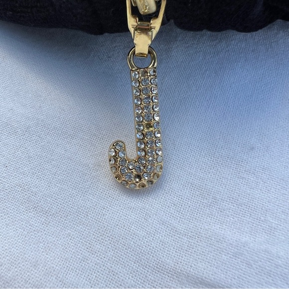 VTG Y2K Juicy Coture Rare Black Velour Zip Up Hoodie with Rhinestone J, L - Picture 9 of 12